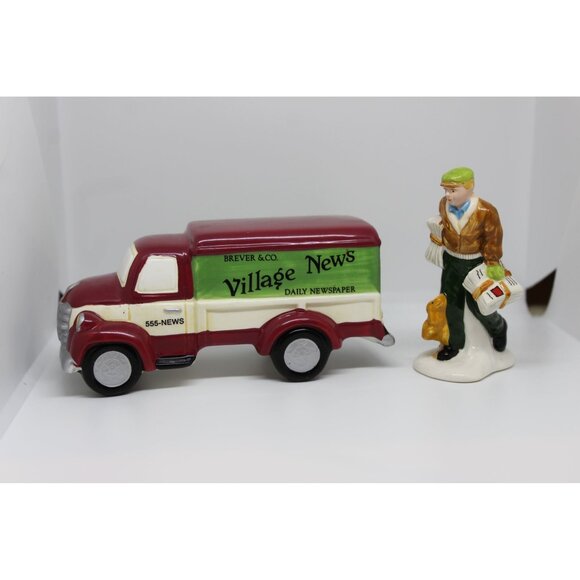 Dept 56 Snow Village - Village News Delivery - Picture 1 of 9